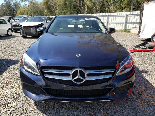 55SWF4JB7JU264205 - 2018 MERCEDES-BENZ C 300 BLUE photo 5