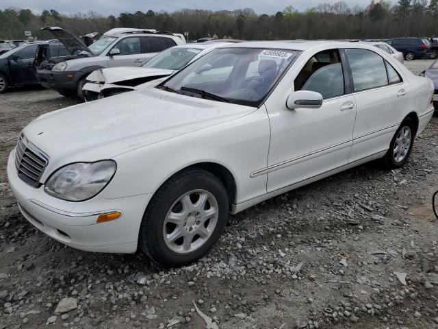 WDBNG70J51A183361 - 2001 MERCEDES-BENZ S 430 WHITE photo 1