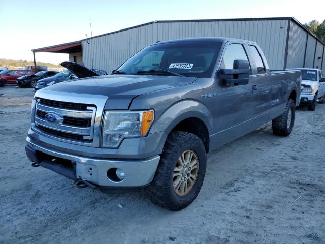 1FTVX1EF6DKD32748 - 2013 FORD F-150 SUPER CAB GRAY photo 1