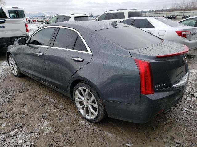 1G6AJ5SX0D0155052 - 2013 CADILLAC ATS PERFORMANCE GRAY photo 2