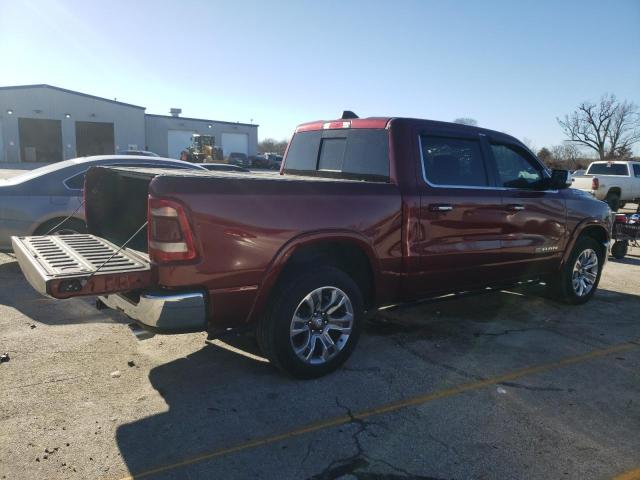 1C6SRFKT0KN839569 - 2019 RAM 1500 LONGHORN MAROON photo 3