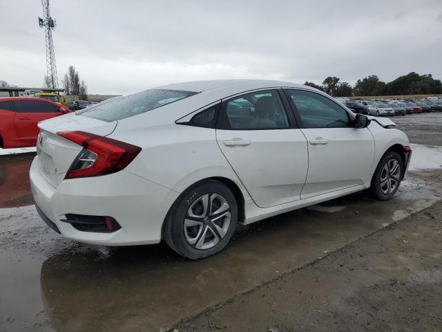 2HGFC2F66JH580734 - 2018 HONDA CIVIC LX WHITE photo 3