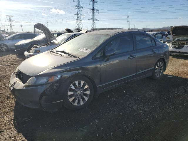 19XFA1F92AE009522 - 2010 HONDA CIVIC EXL ნაცრისფერი ფოტო 1