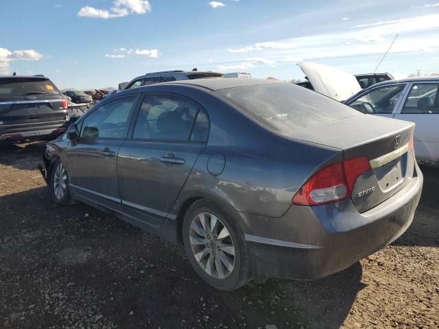 19XFA1F92AE009522 - 2010 HONDA CIVIC EXL ნაცრისფერი ფოტო 2
