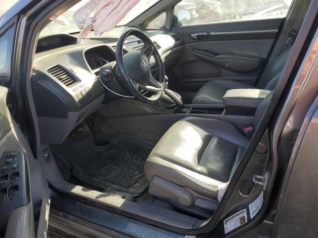 19XFA1F92AE009522 - 2010 HONDA CIVIC EXL ნაცრისფერი ფოტო 7