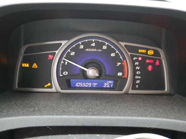 19XFA1F92AE009522 - 2010 HONDA CIVIC EXL ნაცრისფერი ფოტო 9