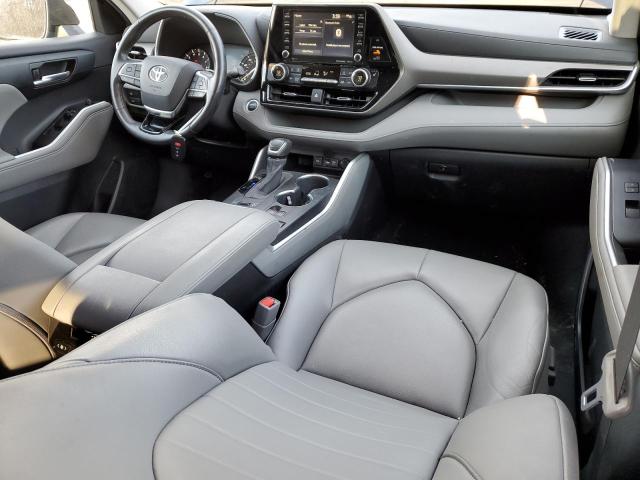 5TDGZRBH7LS021635 - 2020 TOYOTA HIGHLANDER XLE BLUE photo 8