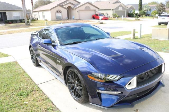 1FA6P8CF6L5175323 - 2020 FORD MUSTANG GT BLUE photo 1