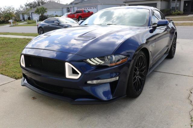 1FA6P8CF6L5175323 - 2020 FORD MUSTANG GT BLUE photo 2