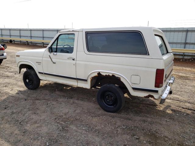 1FMDU15H2GLA42717 - 1986 FORD BRONCO XLT U100 WHITE photo 2