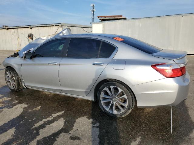 1HGCR2F54EA136636 - 2014 HONDA ACCORD SPORT SILVER photo 2