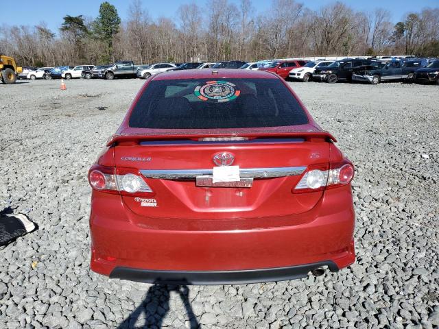 5YFBU4EE0CP055762 - 2012 TOYOTA COROLLA BASE RED photo 6