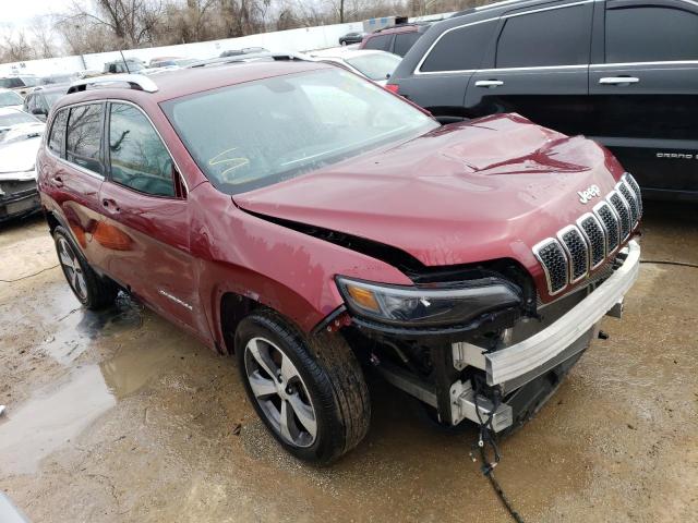 1C4PJLDB0KD419549 - 2019 JEEP CHEROKEE LIMITED BURGUNDY photo 4