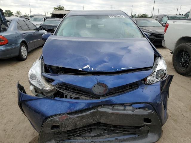 JTDZN3EU7HJ065391 - 2017 TOYOTA PRIUS V BLUE photo 5