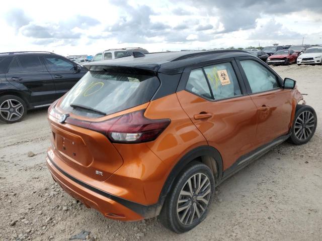 3N1CP5DV1ML514849 - 2021 NISSAN KICKS SR ORANGE photo 3