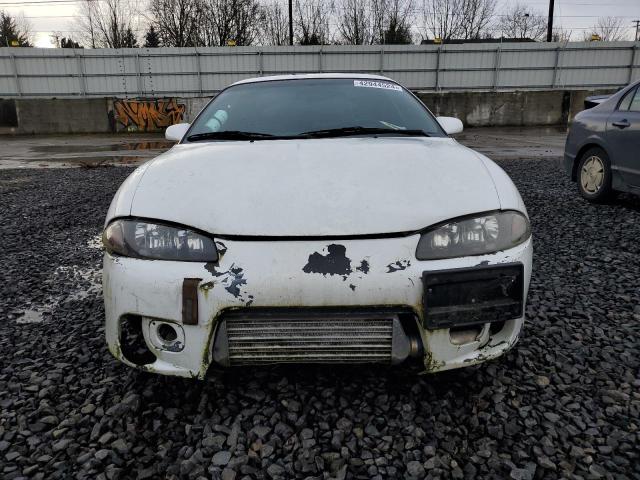 4A3AK54F1WE077379 - 1998 MITSUBISHI ECLIPSE GST WHITE photo 5