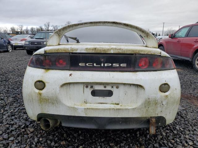 4A3AK54F1WE077379 - 1998 MITSUBISHI ECLIPSE GST WHITE photo 6