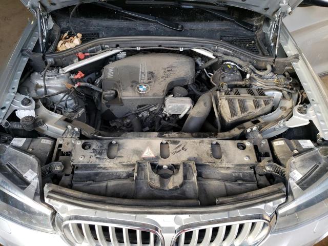 5UXWX9C5XG0D79747 - 2016 BMW X3 XDRIVE28I SILVER photo 12