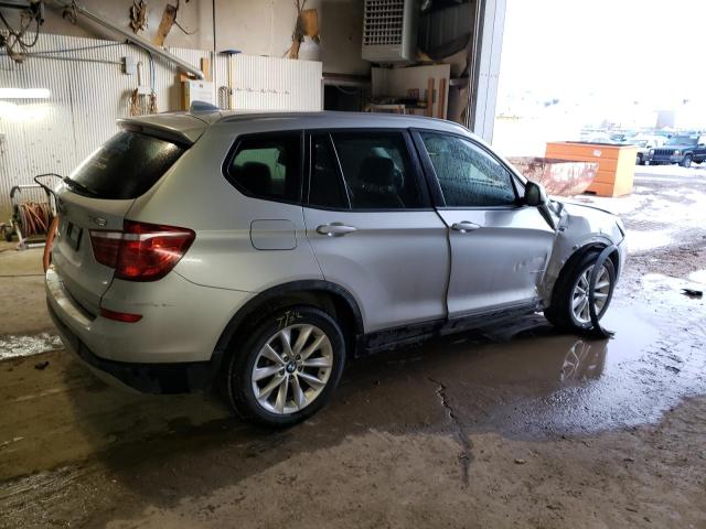 5UXWX9C5XG0D79747 - 2016 BMW X3 XDRIVE28I SILVER photo 3