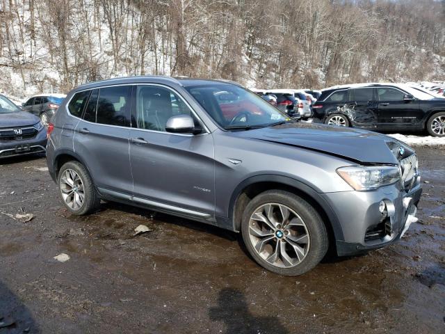 5UXWY3C53F0E95154 - 2015 BMW X3 XDRIVE28D GRAY photo 4