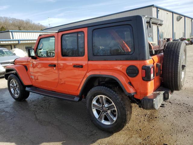 1C4HJXEG3JW280526 - 2018 JEEP WRANGLER U SAHARA ORANGE photo 2
