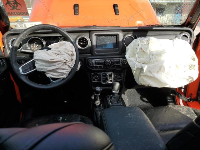 1C4HJXEG3JW280526 - 2018 JEEP WRANGLER U SAHARA ORANGE photo 8