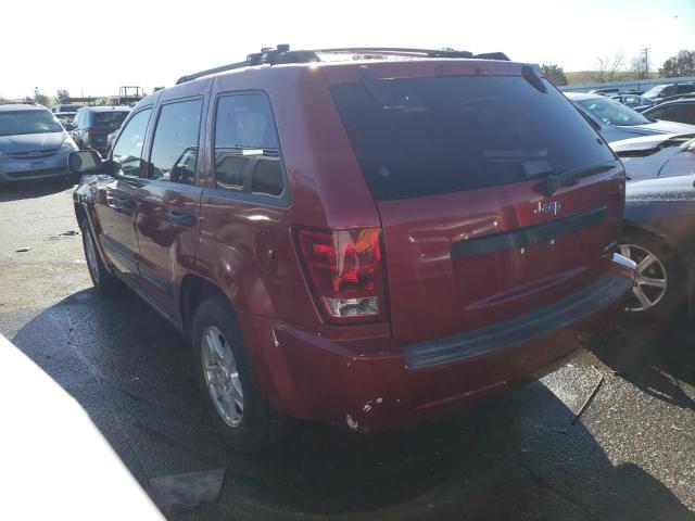 1J4GS48K55C682847 - 2005 JEEP GRAND CHER LAREDO RED photo 2