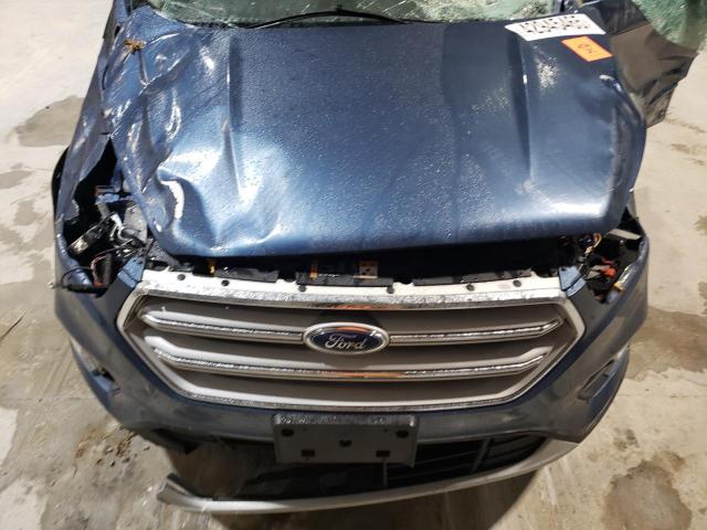 1FMCU0J9XJUC31539 - 2018 FORD ESCAPE TITANIUM 蓝色 照片 12