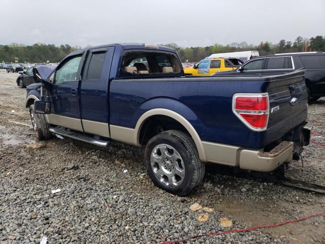 1FTRX12V19FA92988 - 2009 FORD F150 SUPER CAB BLUE photo 2