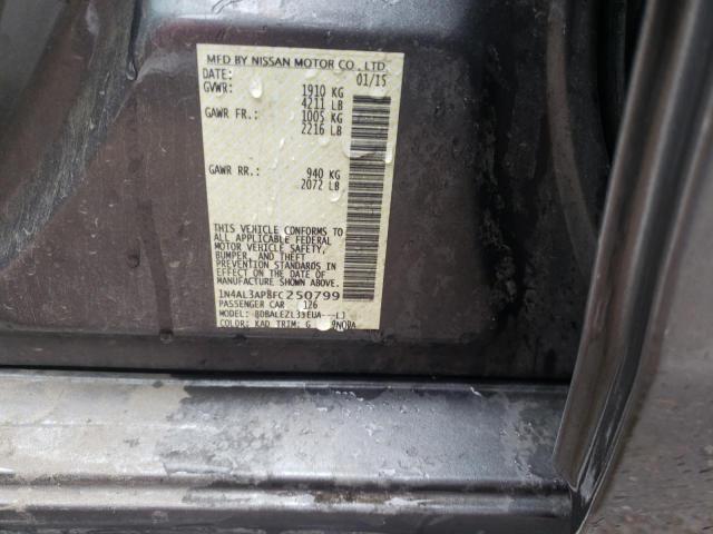 1N4AL3AP8FC250799 - 2015 NISSAN ALTIMA 2.5 GRAY photo 13