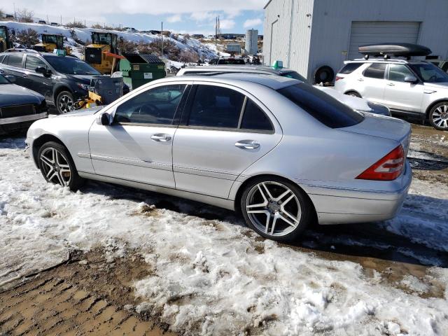 WDBRF81J13F381238 - 2003 MERCEDES-BENZ C 240 4MATIC SILVER photo 2