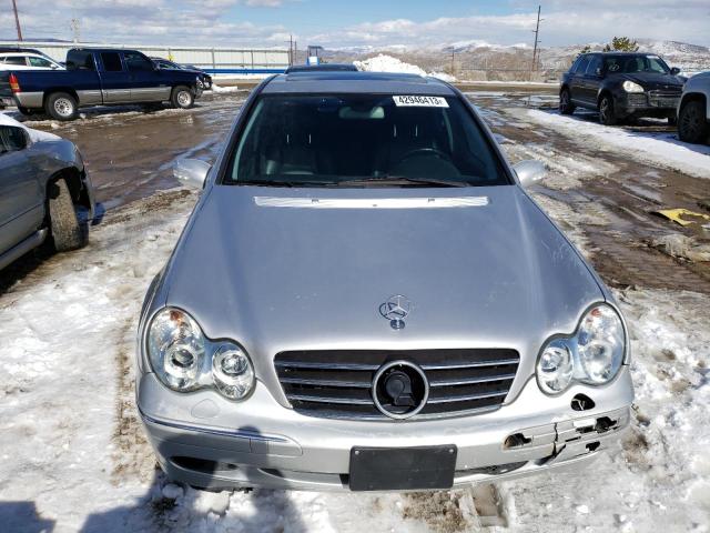 WDBRF81J13F381238 - 2003 MERCEDES-BENZ C 240 4MATIC SILVER photo 5