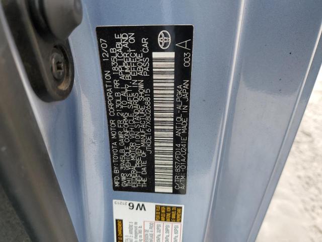 JTKDE167X80268815 - 2008 TOYOTA SCION TC 蓝色 照片 12