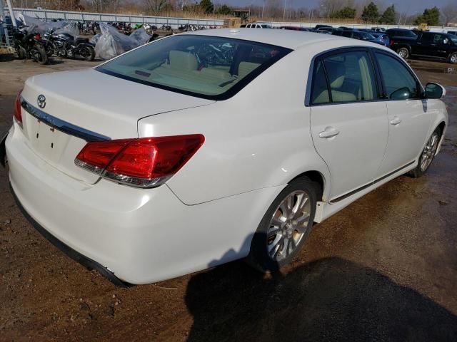 4T1BK3DB6BU377259 - 2011 TOYOTA AVALON BASE WHITE photo 3