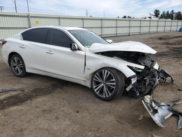 JN1EV7AR8JM438470 - 2018 INFINITI Q50 LUXE WHITE photo 4