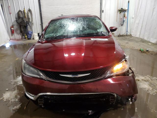 1C3CCCEG7FN683570 - 2015 CHRYSLER 200 C RED photo 5