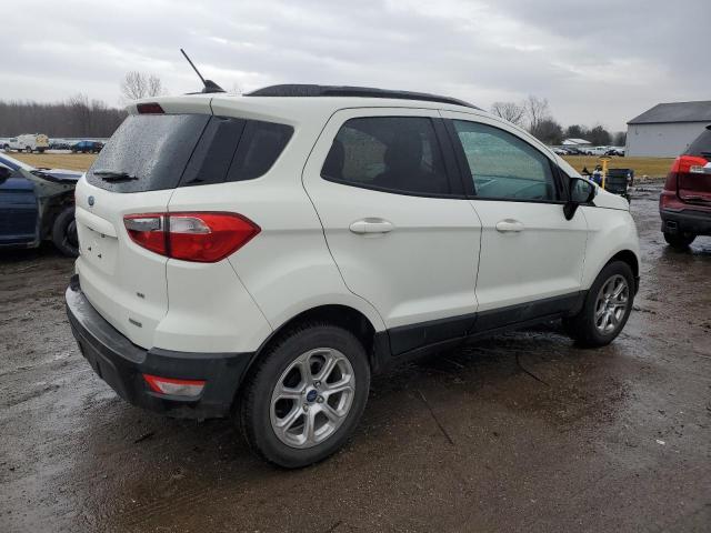 MAJ3S2GE9KC308568 - 2019 FORD ECOSPORT SE WHITE photo 3