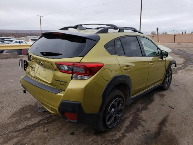 JF2GTHSC7MH283307 - 2021 SUBARU CROSSTREK SPORT GREEN photo 3