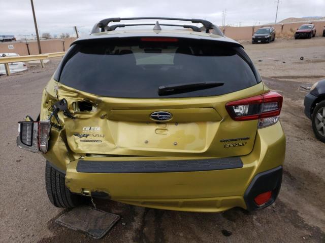 JF2GTHSC7MH283307 - 2021 SUBARU CROSSTREK SPORT GREEN photo 6