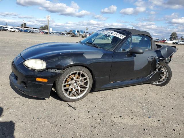 JM1NB353720225829 - 2002 MAZDA MX-5 MIATA BASE BLACK photo 1