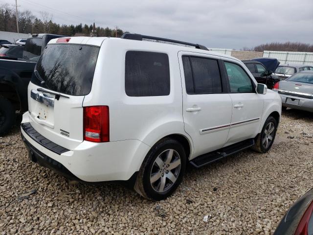 5FNYF4H97EB046963 - 2014 HONDA PILOT TOURING WHITE photo 3