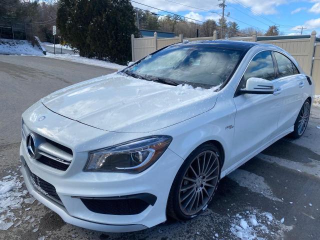 WDDSJ5CB9FN221324 - 2015 MERCEDES-BENZ CLA 45 AMG WHITE photo 1