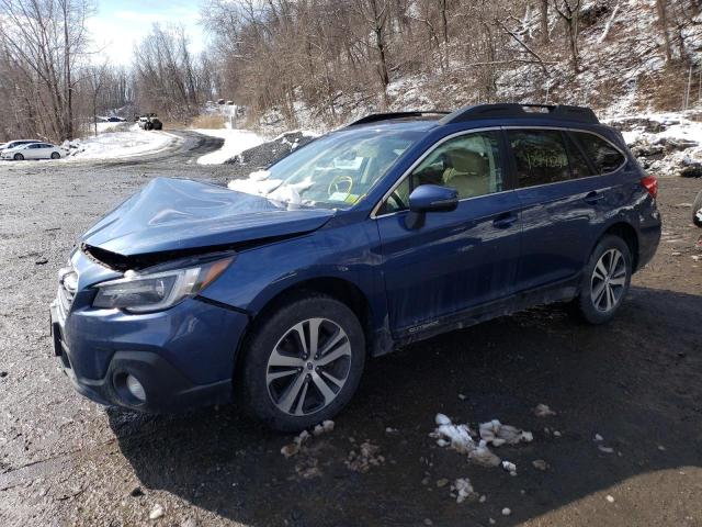 4S4BSENCXK3312889 - 2019 SUBARU OUTBACK 3.6R LIMITED BLUE photo 1