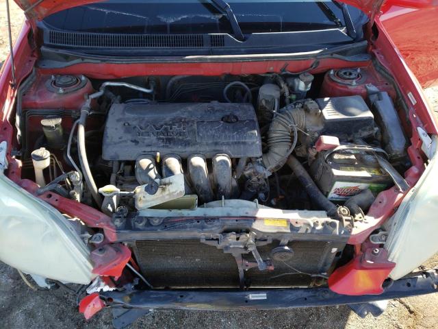 2T1KR32E64C206296 - 2004 TOYOTA COROLLA MA XR RED photo 11
