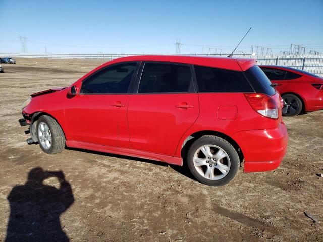 2T1KR32E64C206296 - 2004 TOYOTA COROLLA MA XR RED photo 2