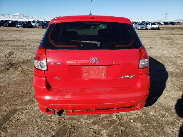 2T1KR32E64C206296 - 2004 TOYOTA COROLLA MA XR RED photo 6