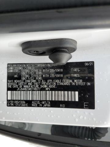 JTJSARBZ6M2198077 - 2021 LEXUS NX 300 BASE თეთრი ფოტო 13