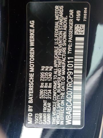 WBABC4C07RCP91011 - 2024 BMW M850XI Mavi fotoğraf 12