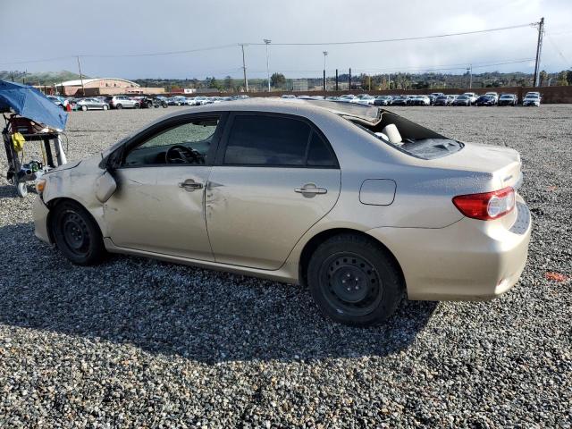 5YFBU4EE9CP063701 - 2012 TOYOTA COROLLA BASE GOLD photo 2