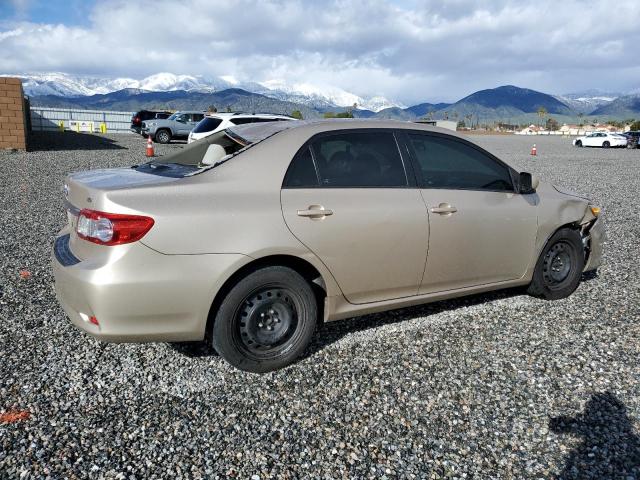 5YFBU4EE9CP063701 - 2012 TOYOTA COROLLA BASE GOLD photo 3